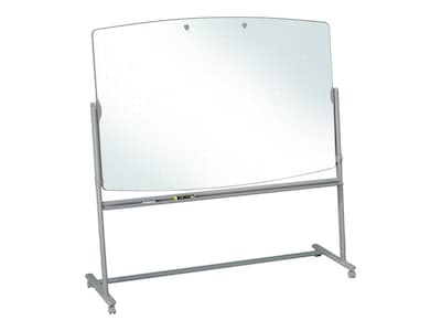 Quartet Reversible Total Erase Dry-Erase Whiteboard, Steel Frame, 6 x 4 (3640TE)