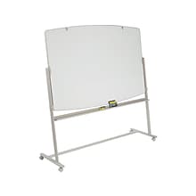 Quartet Reversible Total Erase Dry-Erase Whiteboard, Steel Frame, 6 x 4 (3640TE)