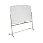 Quartet Reversible Total Erase Dry-Erase Whiteboard, Steel Frame, 6' x 4' (3640TE)