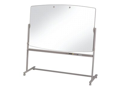 Quartet Reversible Total Erase Dry-Erase Whiteboard, Steel Frame, 6' x 4' (3640TE)