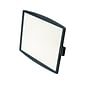 Fellowes Partition Additions Graphite Dry-Erase Whiteboard, Plastic Frame, 1' x 1' (75905)