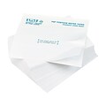 PM Company Postage Meter Double Tape Inkjet Shipping Labels, 4 x 5 1/2, White, 2 Labels/Sheet, 75 Sheets/Pack (05204)