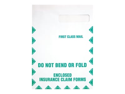 Quality Park Health Claim Insurance Self Seal Catalog Envelopes, 9 x 12.5, White Wove, 100/Box (QU