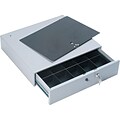 PM Company Cash Drawer, 10 Compartments, Stone Gray (PMC04964)