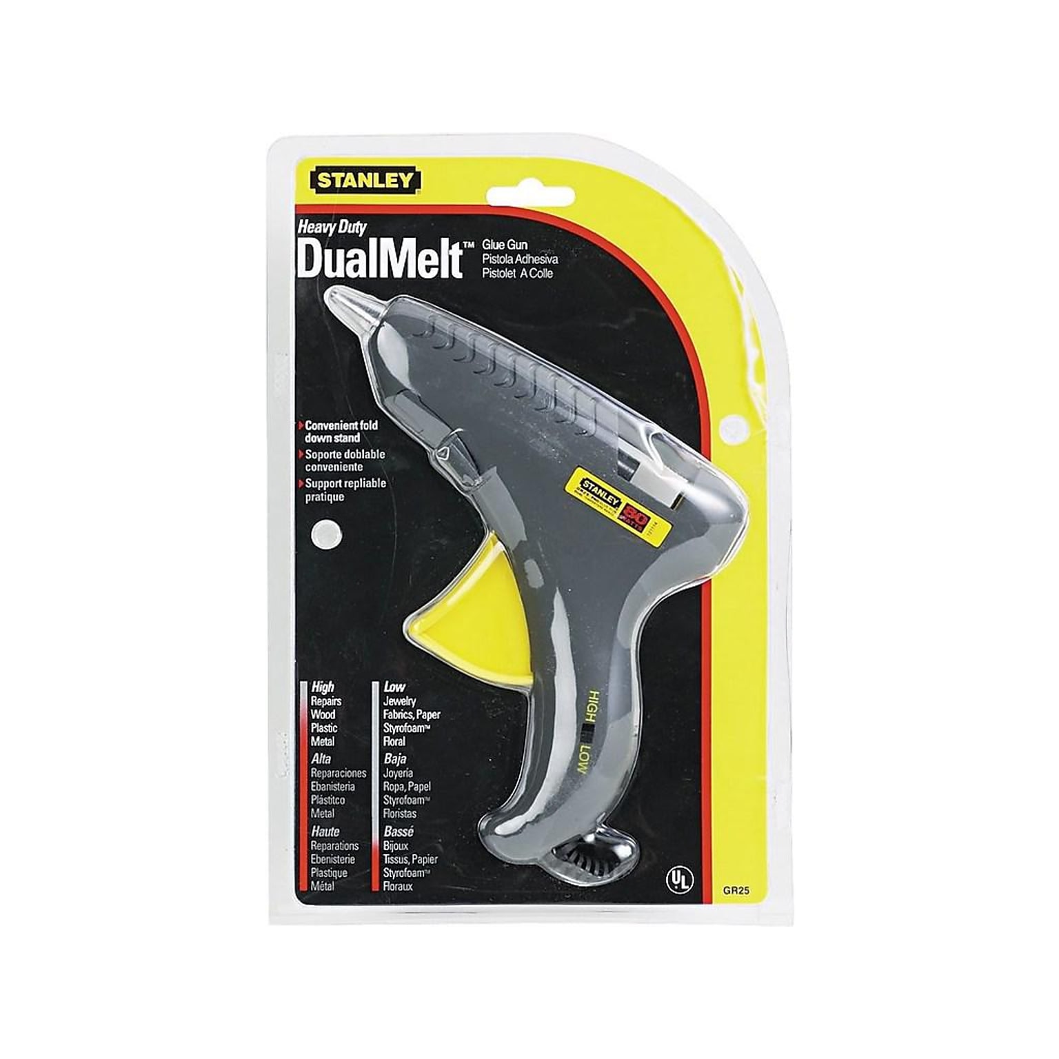 Stanley DualMelt Glue Gun, 8 oz., Gray (GR25/GR25-2)