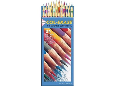 Prismacolor Premier Col-Erase Colored Pencils, Assorted Colors, 24/Box (20517)