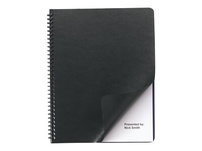 GBC Regency Presentation Covers, 8.5W x 11H, Black, 200/Pack (9742491)