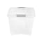 Iris Stack & Pull 54 Qt. Latch Lid Storage Bin, Clear (100243)