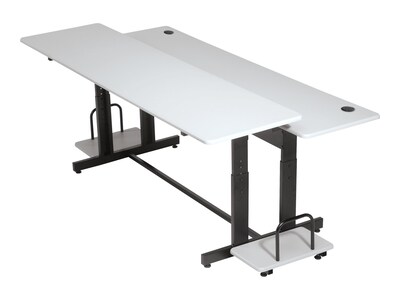 Balt Split Level 72"W Adjustable Desk, Steel/Laminate (83080M)