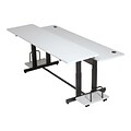 Balt Split Level 72W Adjustable Desk, Steel/Laminate (83080M)