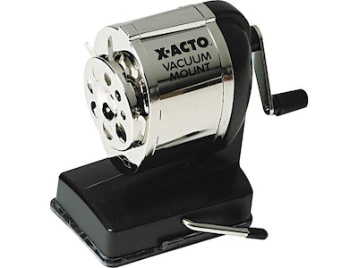 X-ACTO KS Vacuum Mount Manual Pencil Sharpener, Metal (1072)