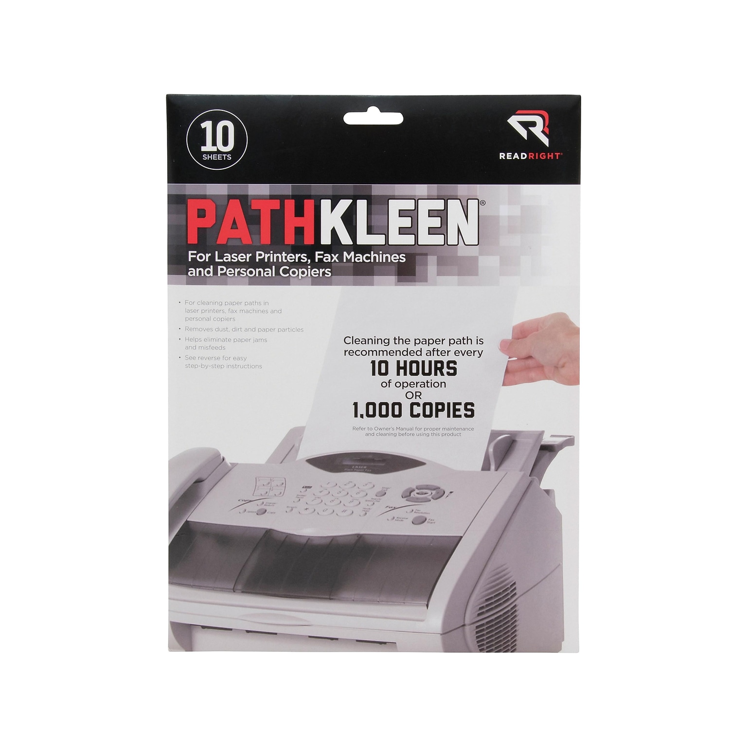 Read Right PathKleen Cleaning Kit, 10/Pack (TX1237)