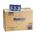 Maxithins Regular Maxi Sanitary #4 Napkins, White, 250/Carton (MT-4)