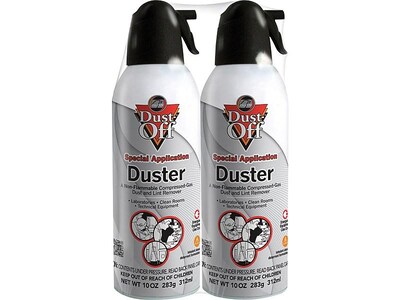 Falcon Dust-Off Non-Flammable Disposable Air Dusters, 2/Pack (DPNXL2)