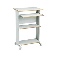 Safco Muv 30W Fixed-Height Desk, Steel/Laminate (1923GR)