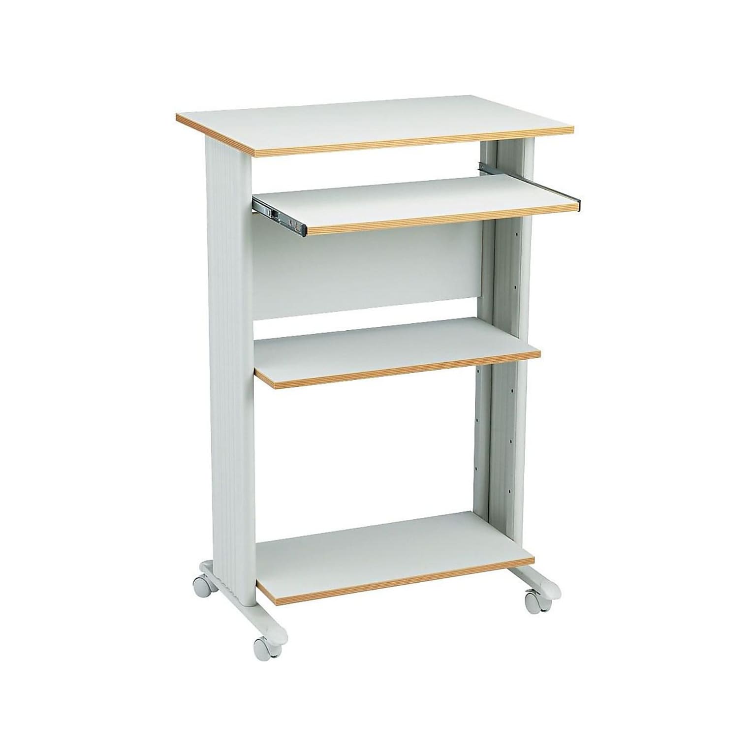 Safco Muv 30W Fixed-Height Desk, Steel/Laminate (1923GR)