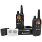 MIDLAND RADIO X-tra Talk Two-Way Radios, Black, 2/Pack (LXT600VP3)