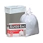 Berry Global Handi-Bag 13 Gallon Trash Bag, 23.75" x 28", Low Density, 0.6 mil, White, 100 Bags/Box (HAB6FK100)