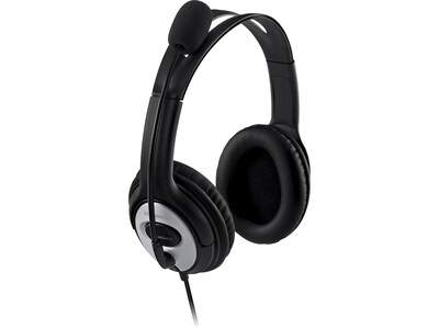 Microsoft LifeChat LX-3000 Computer Headset, Over-the-Head, Black (JUG-00013)