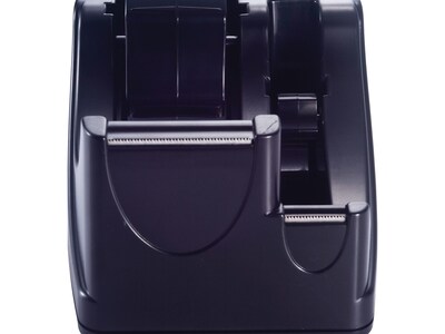 Officemate 2-in-1 Deluxe Desktop Tape Dispenser, Black (96690)
