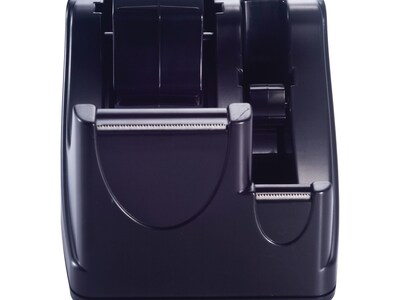 Officemate 2-in-1 Deluxe Desktop Dispenser, 6" x 4", Black (96690)