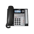 AT&T 1040 4-Line Corded Phone, Black/Silver