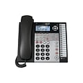 AT&T 1080 4-Line Corded Phone, Black/Silver