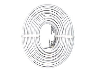 Power Gear 76530 50 Telephone Line Cord, White