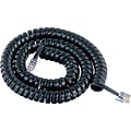 Power Gear 27639 12 Coiled Telephone Line Cord, Black