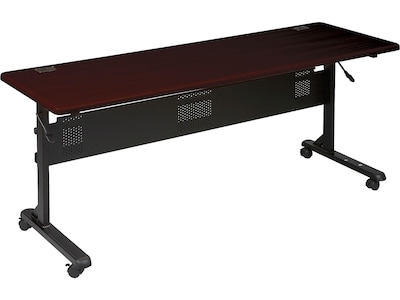 Balt Flipper Training Room Table, 24D x 72W, Mahogany (89880M)