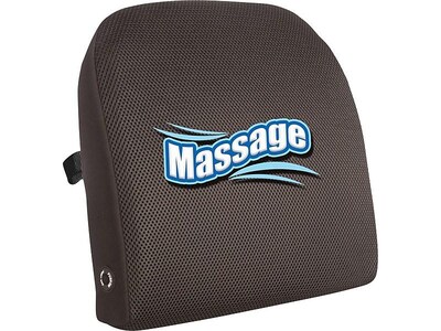 Relaxzen Memory Foam Massage Cushion, Black (60-2804MH05)