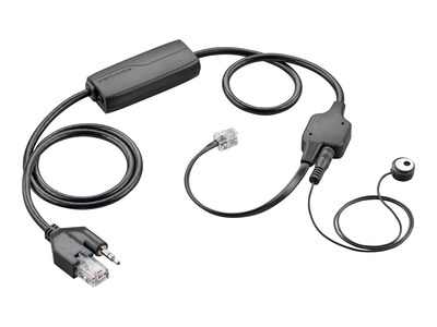 Plantronics APV-63 38734-11 Electronic Hook Switch Cable, Black