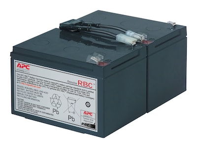 APC Cartridge #6 UPS Replacement Battery, Black (RBC6)