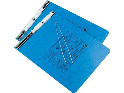 ACCO Presstex 6" Ringless Hanging Binder, Light Blue (54112)