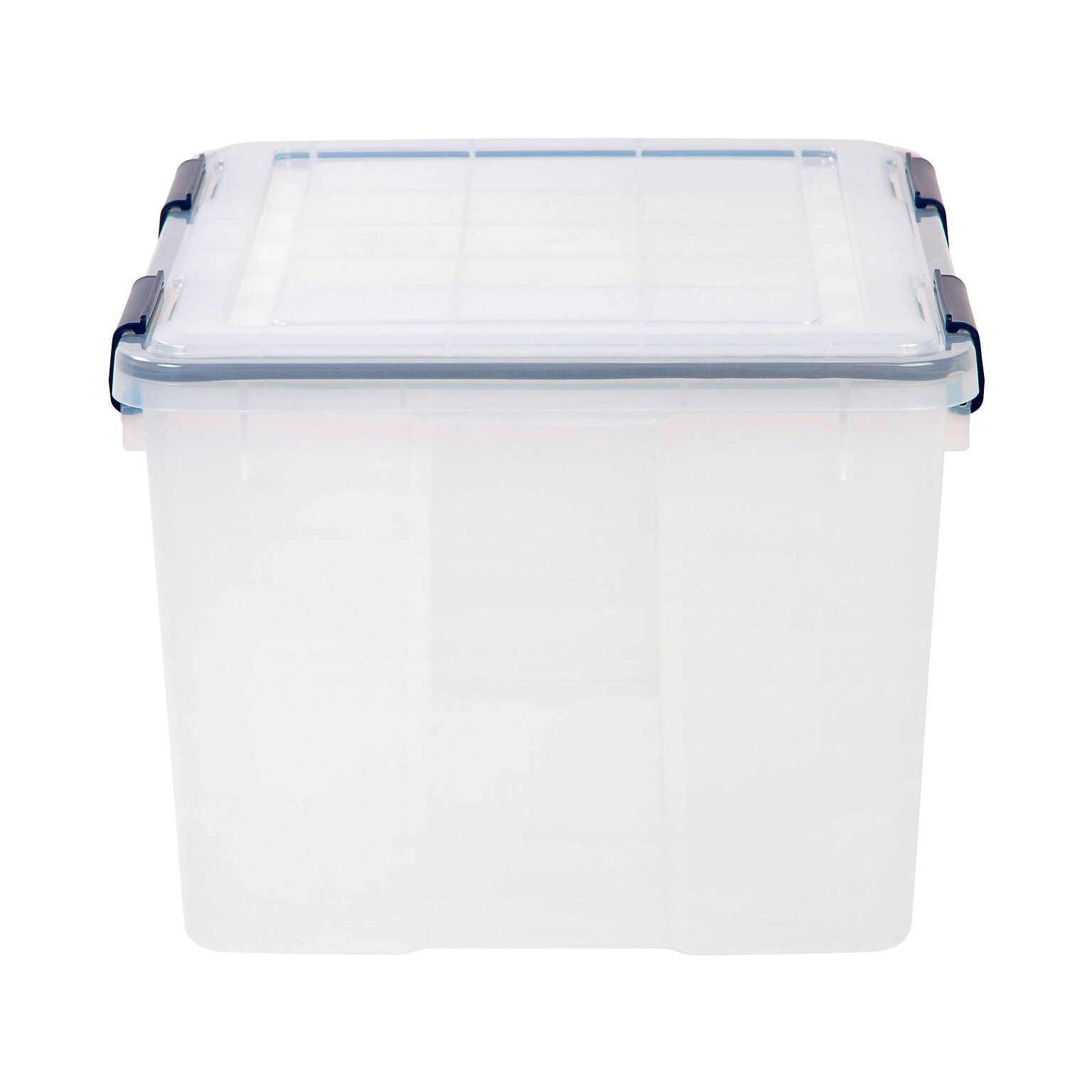 Iris WeatherPro 46 Qt. Latch Lid Storage Bin, Clear, Each (110455)