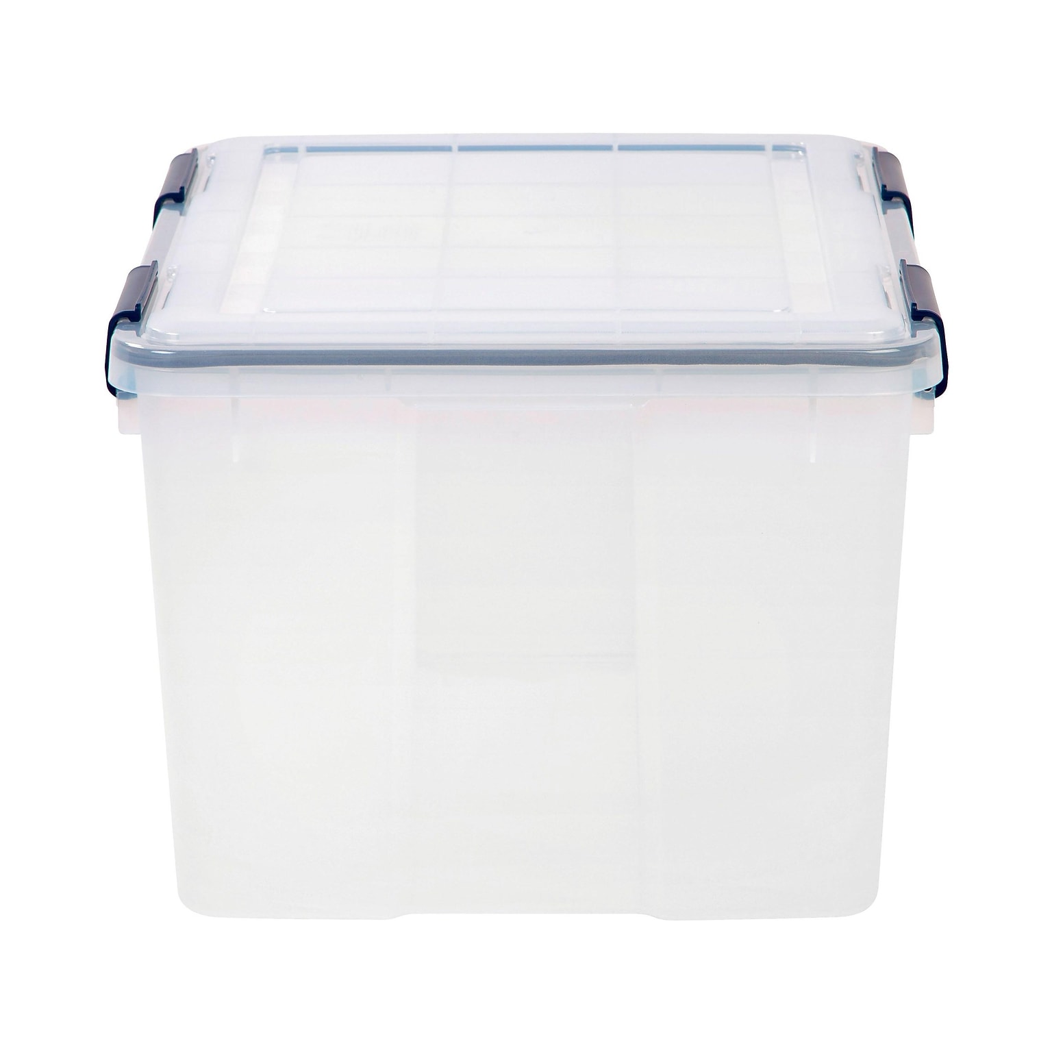 Iris WeatherPro 46 Qt. Latch Lid Storage Bin, Clear, Each (110455)