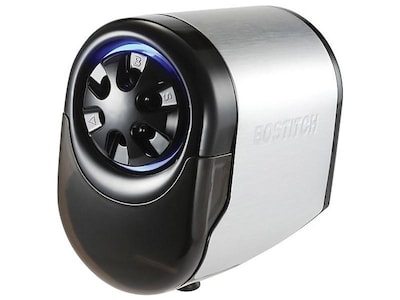 Bostitch QuietSharp Glow Classroom Electric Pencil Sharpener, Black/Silver (EPS11HC)