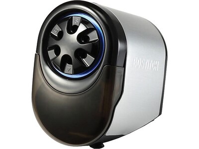 Bostitch QuietSharp Glow Classroom Electric Pencil Sharpener, Black/Silver (EPS11HC)