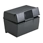 Oxford Index Card File Box, 300-Card Capacity, Black (01351)