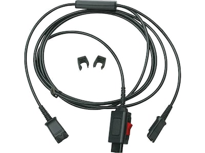 Plantronics Trainer Cord Adapter Cable, Black (27019-03)