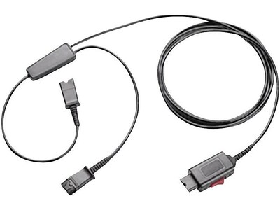 Plantronics Trainer Cord Adapter Cable, Black (85S07AA)