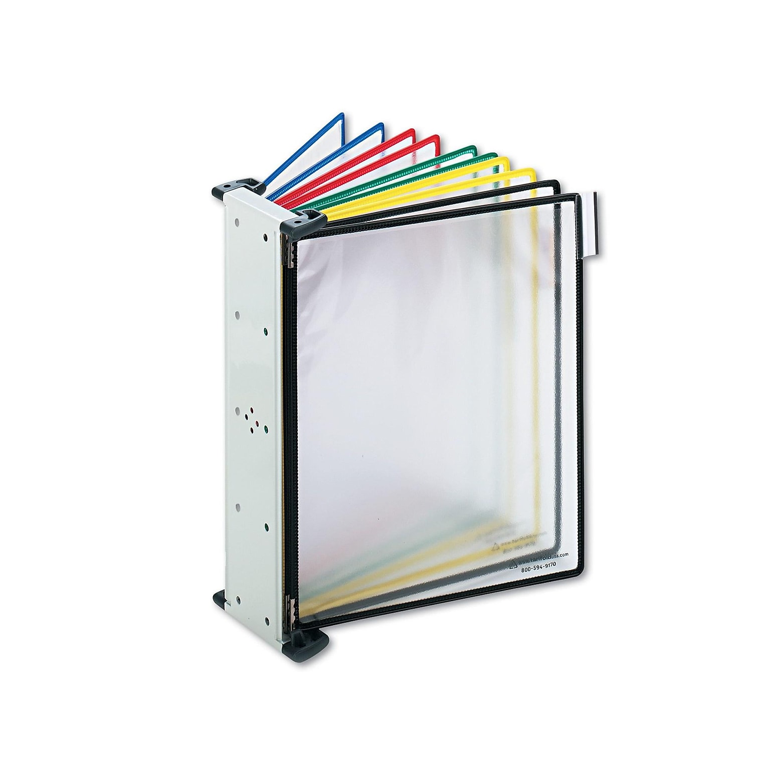 Tarifold Wall Mount Document Holder, 8.5 x 11, Vertical, Wall-Mounted, Multicolor, PVC (W291)