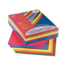 Pacon Array 65 lb. Cardstock Paper, 8.5 x 11, Assorted Colors, 250 Sheets/Pack (101199)
