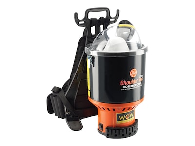 Hoover Commercial Shoulder Vac Pro Backpack Vacuum, Black/Orange (C2401)