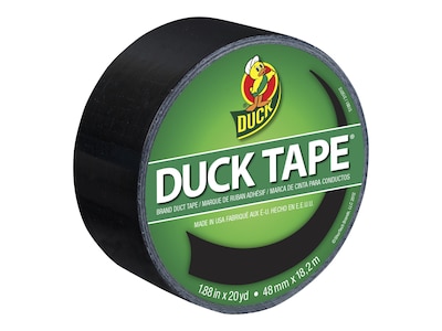 Duck Tape Heavy Duty Duct Tape, 1.88 x 20 Yds., Black (1265013)