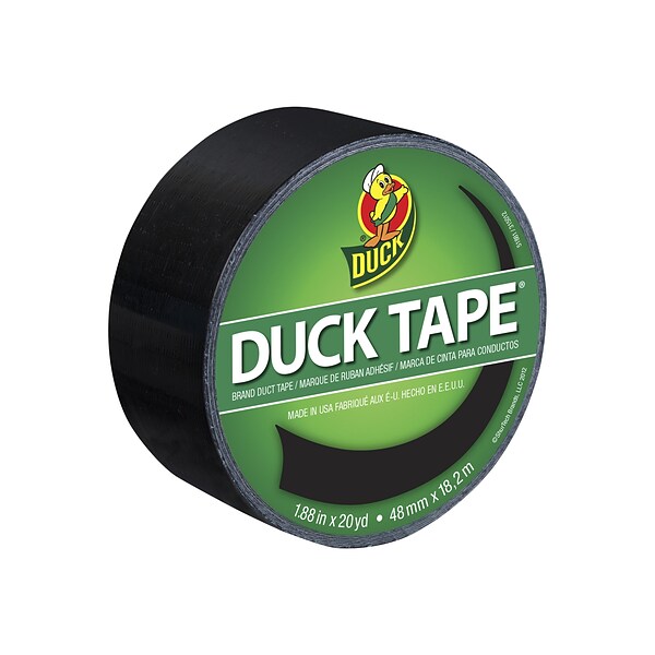 Duck Tape Heavy Duty Duct Tape, 1.88 x 20 Yds., Black (1265013)