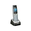 VTech DS6101 2-Line Cordless Expansion Handset, Black/Silver