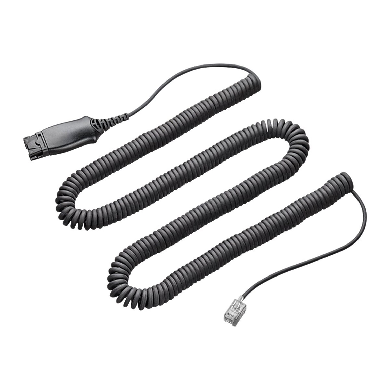 Plantronics HIS Audio Cable Adapter, Smoky Gray (783S3AA)