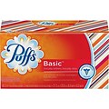 Puffs Basic Standard Facial Tissue, 2-Ply, 180 Sheets/Box (84736/34457)