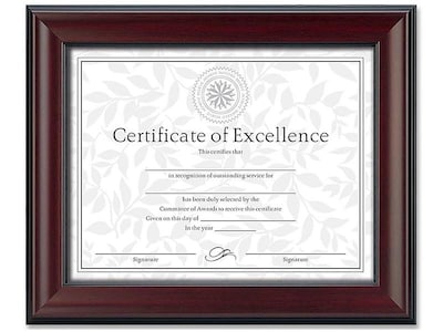 DAX Wood Certificate Frame, Rosewood (N3246N1T)